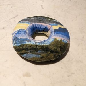 Ear Pillow -- CNH/Piercing Pillow Mushrooms -- Donut Pillow, Cartilage Piercing